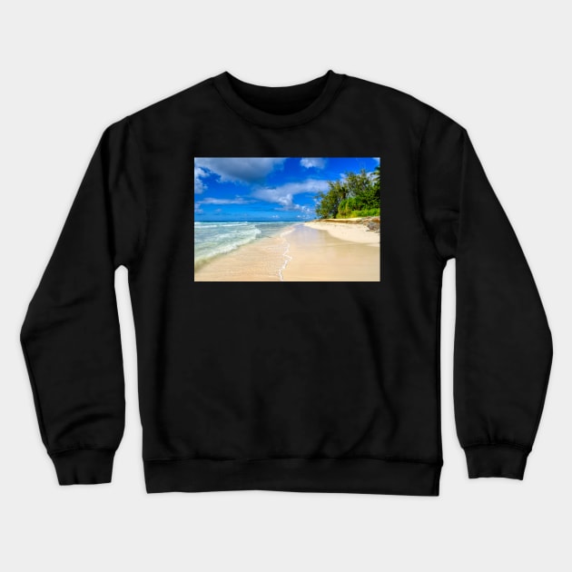 Barbados Beach Crewneck Sweatshirt by stuartchard